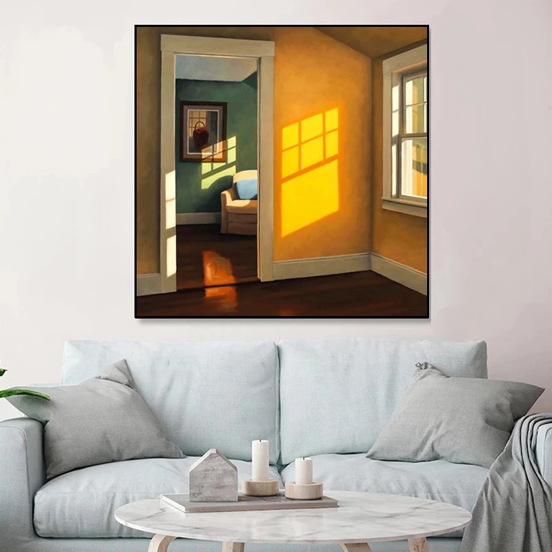 北欧窓外風景キャンバス絵画プリント風景インテリア壁アートポス - Interior Designer のレビューと価格