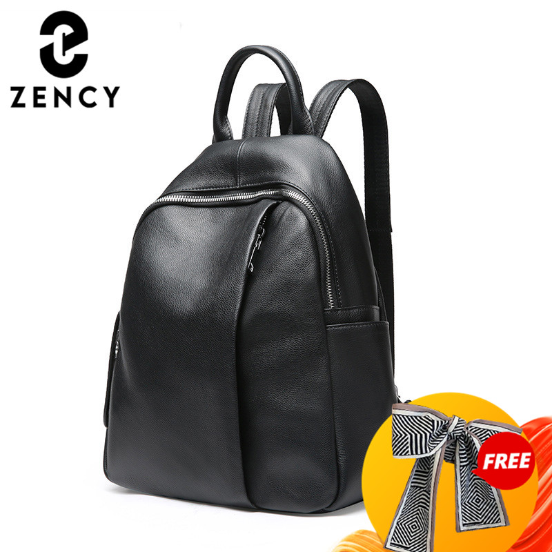 Zency 盗難防止デザイン女性バックパック 100% 本革 - Interior Design School のレビューと価格
